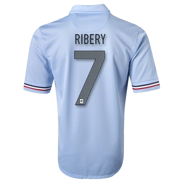 2013 France 7 RIBERY Away Blue Soccer Jersey Shirt - Official Replica