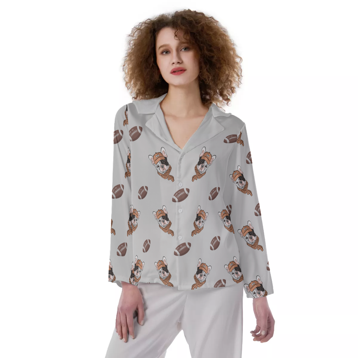 Zoe - Frenchie Women's Pajamas Winter Wear | Durable Build