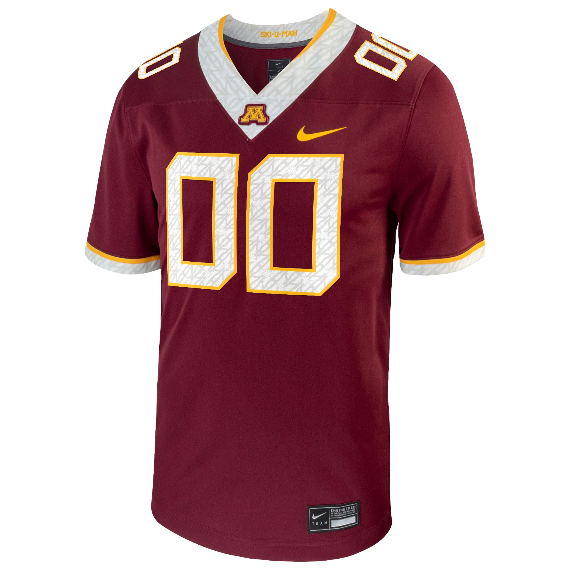 Minnesota Golden Gophers Football Custom Game Jersey - Maroon