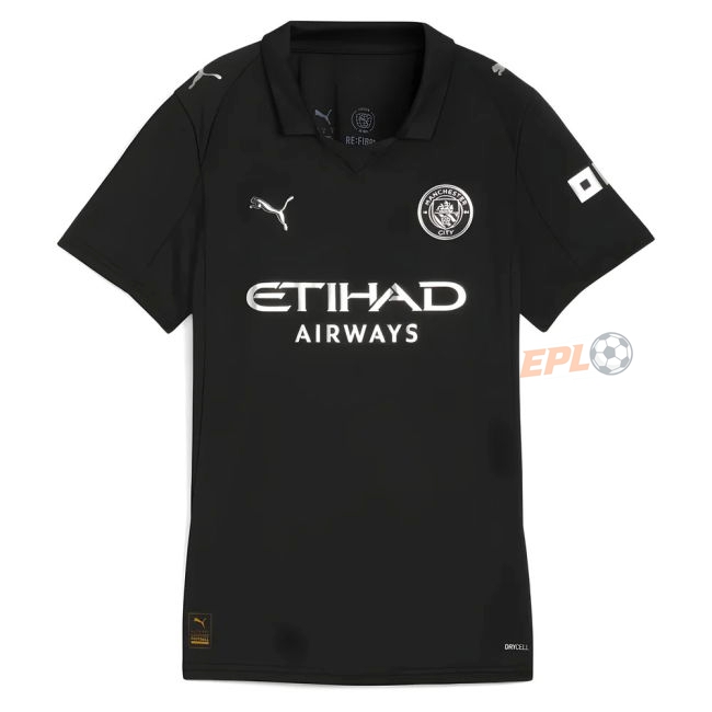 2025-20 Man City Soccer Jerseys elegant Away Football Shirt