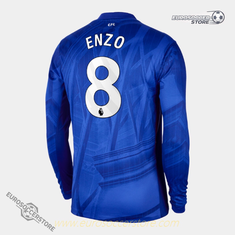 ENZO 8 Long Sleeve Home Jersey for Chelsea 25-26 Season