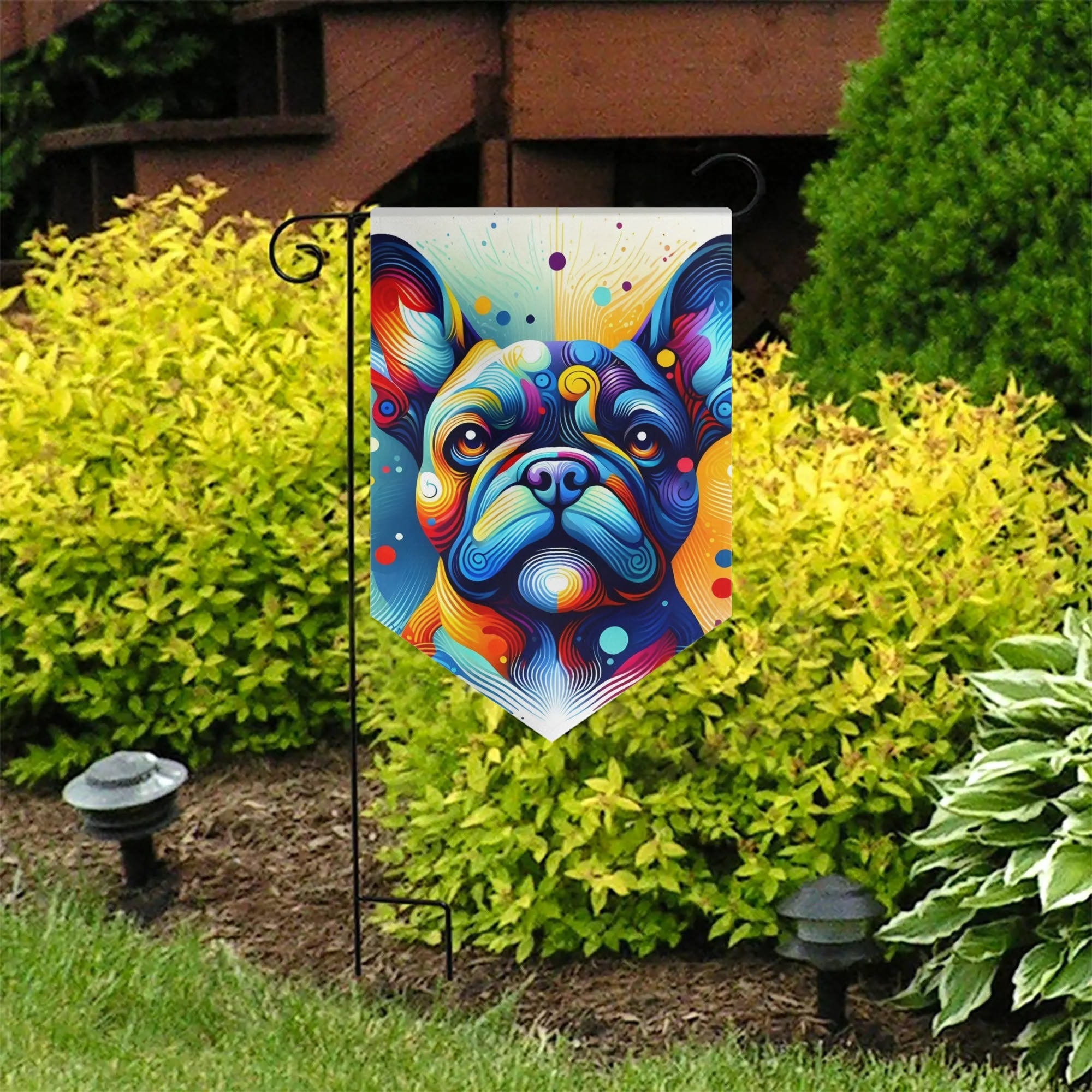 Nova - Bulldog Garden Flag Banner Paw Protection | Safe For Paws