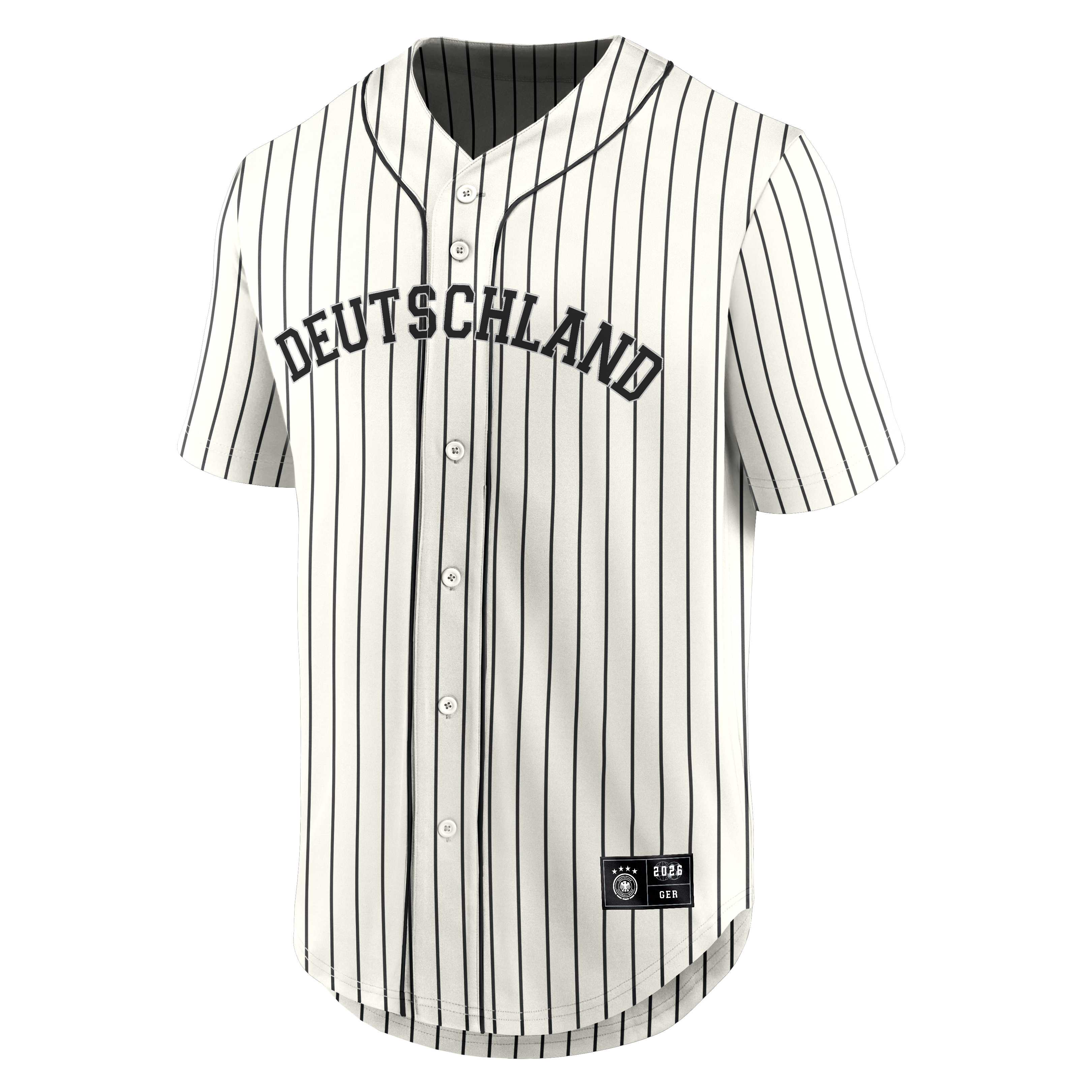 [SJH] Germany National Team Oversized Baseball Jersey - Cream