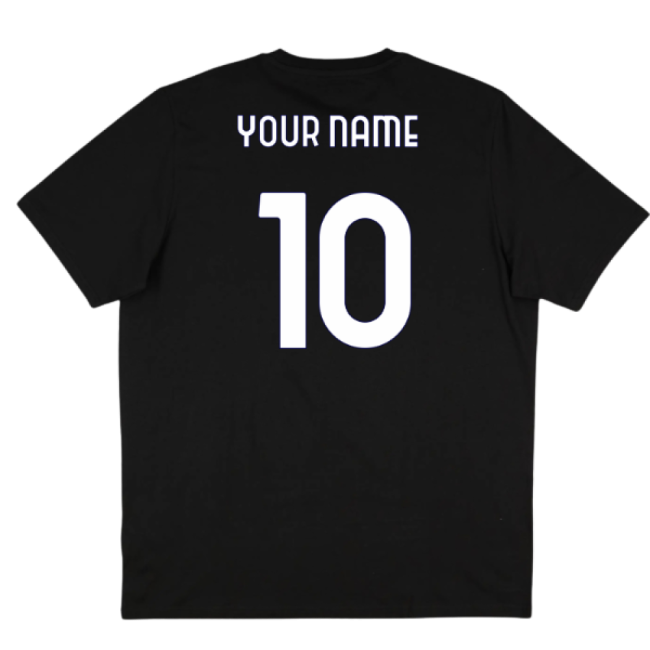 2025-2026 Bianconeri Seasonal Graphic Tee (black) (your Name)