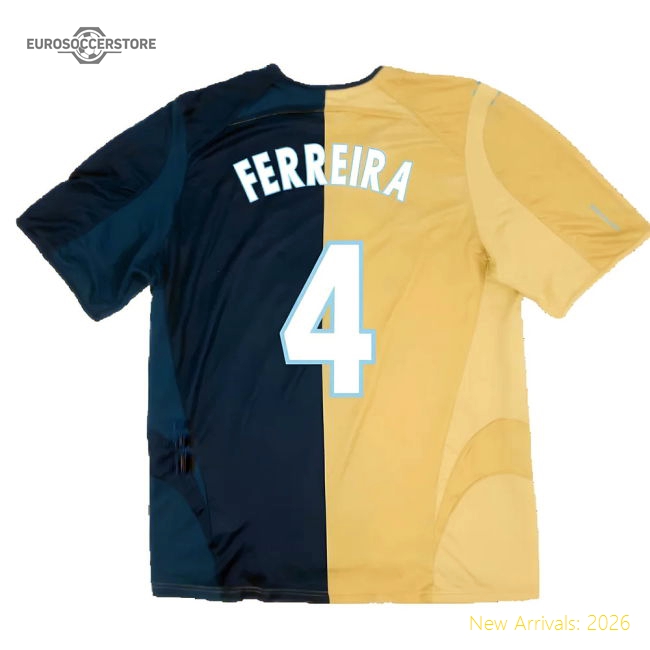Top-Quality Marseille 2005-06 Third Shirt ((Excellent) L) (Ferreira 4)