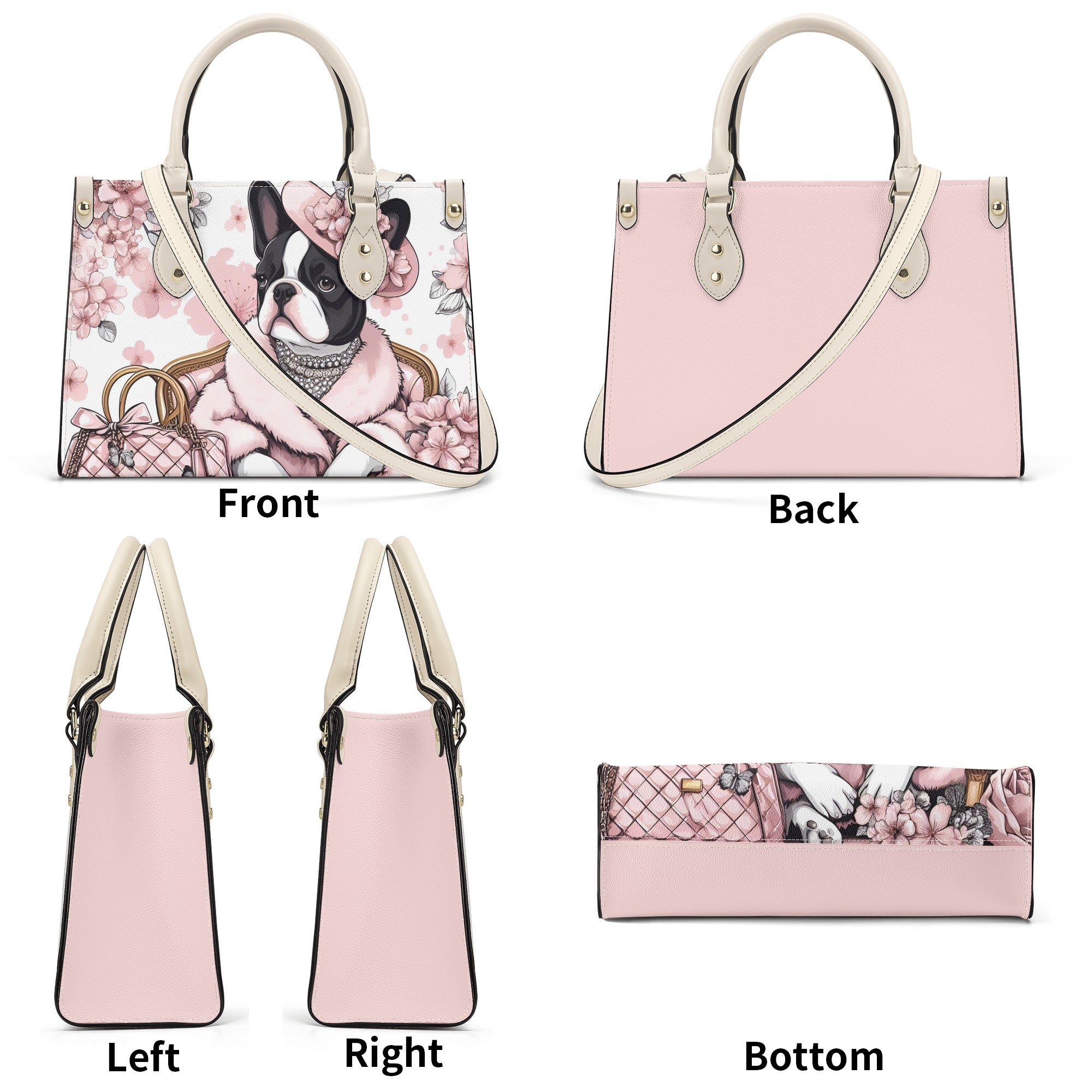 Fashion-Forward Gracie - Luxury Women Handbag for French Bulldog Lovers