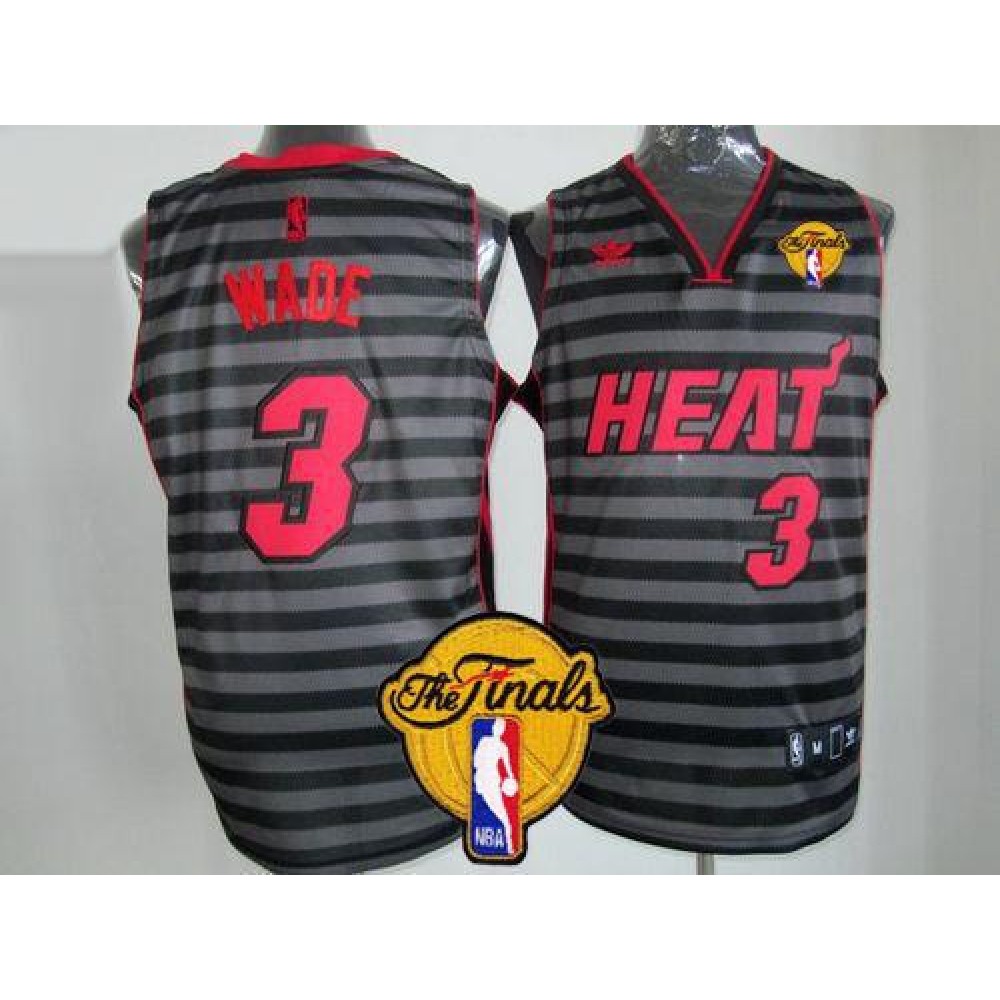 Fan Favorite Premium Men's MIA #3 Dwyane Black Basketball Jersey
