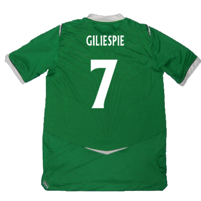 Convenient Northern Ireland 2008-09 Home Shirt ((Excellent) M) (Giliespie 7) Unique