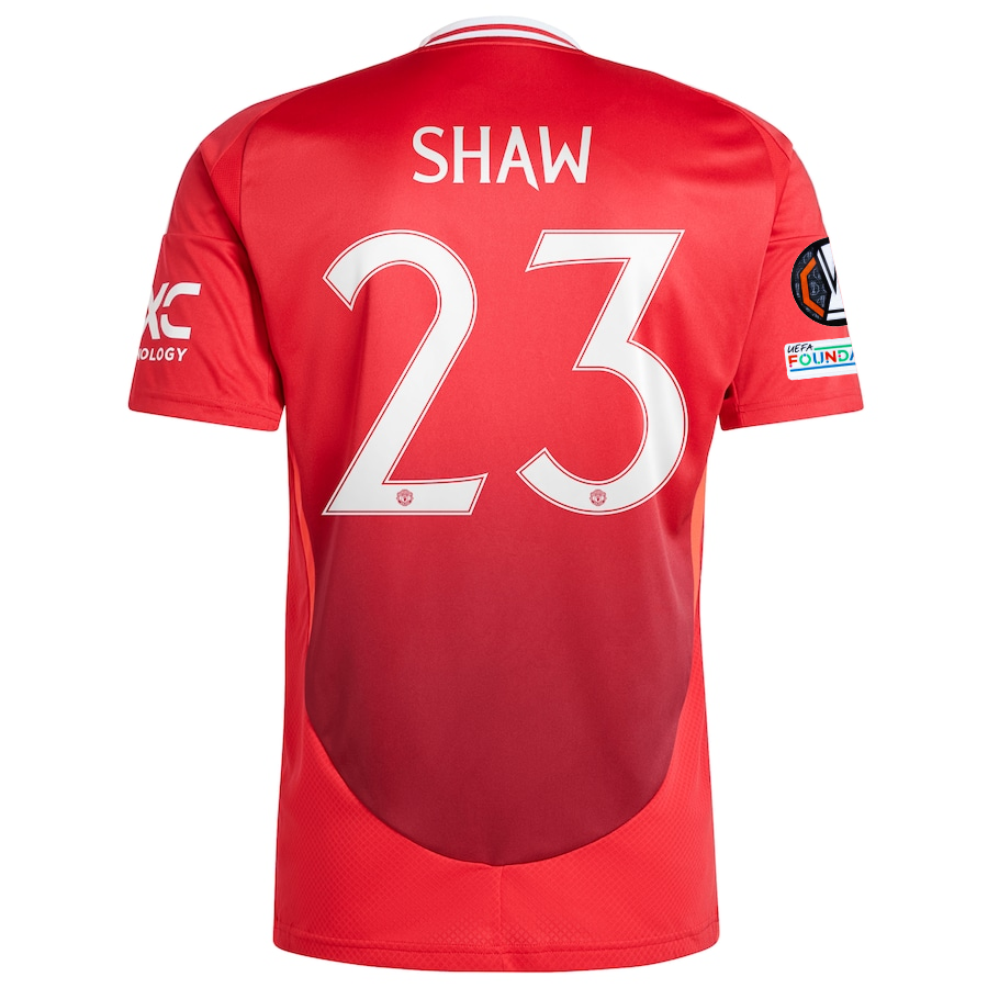 Manchester United Shaw 2024-2025 UEL Home Jersey – Authentic Shirt