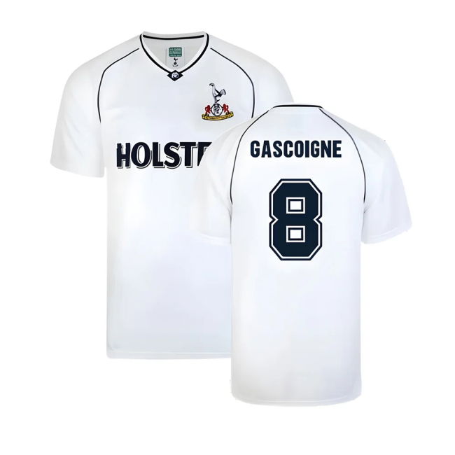 Authentic Tottenham Home Football Shirt - Stylish GASCOIGNE 8 Adu#797