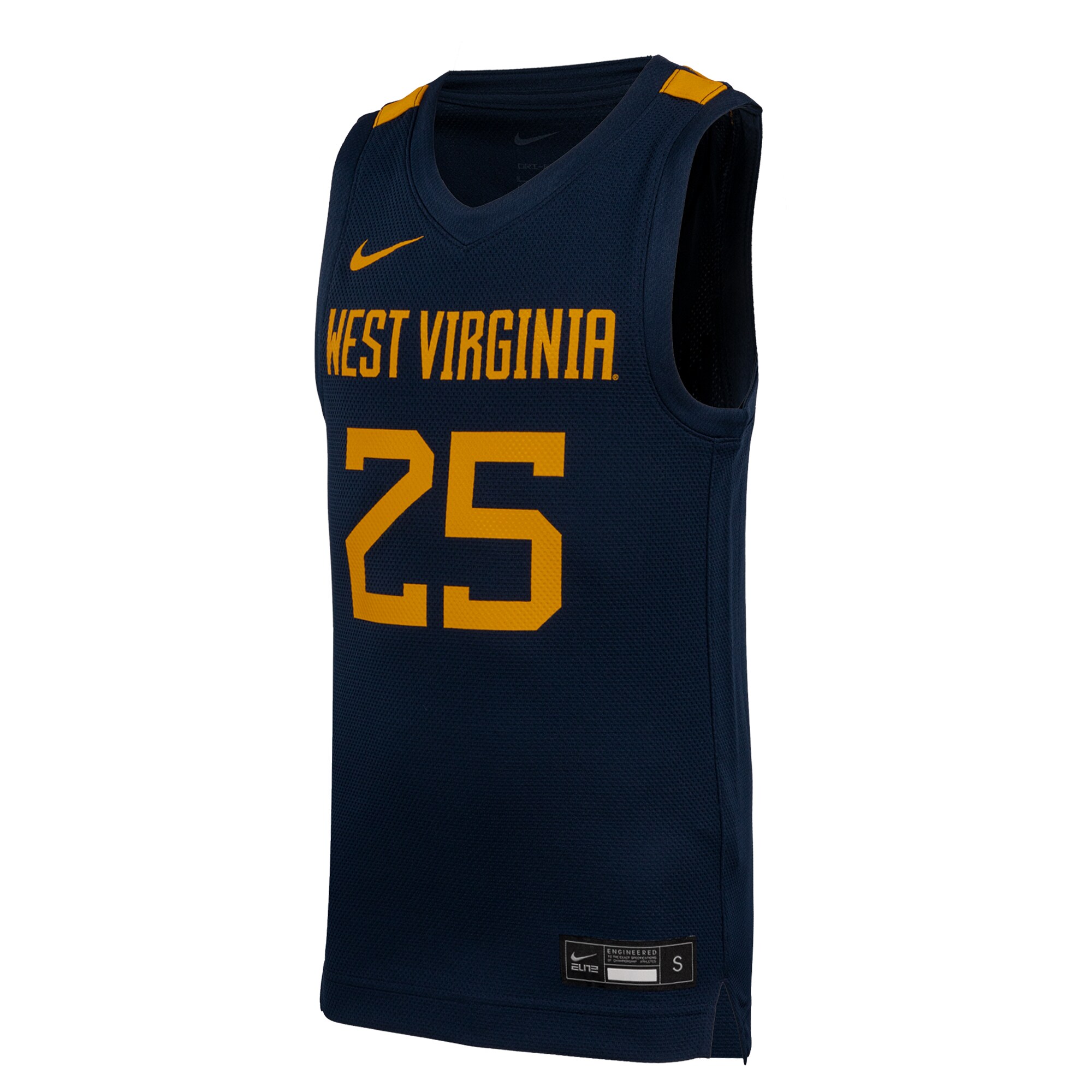 [DDG] West Virginia Mountaineers Youth Replica Basketball Jersey - Navy