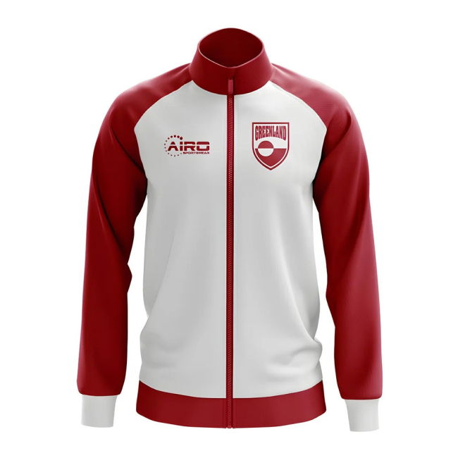 Official Greenland Concept Football Track Jacket (White)