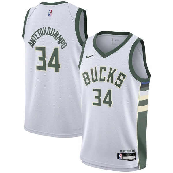 Elite Giannis Antetokounmpo MIL Swingman Jersey - Affordable