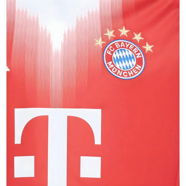 2025-2026 Bayern Munich Long Sleeve Home Shirt (Kids)