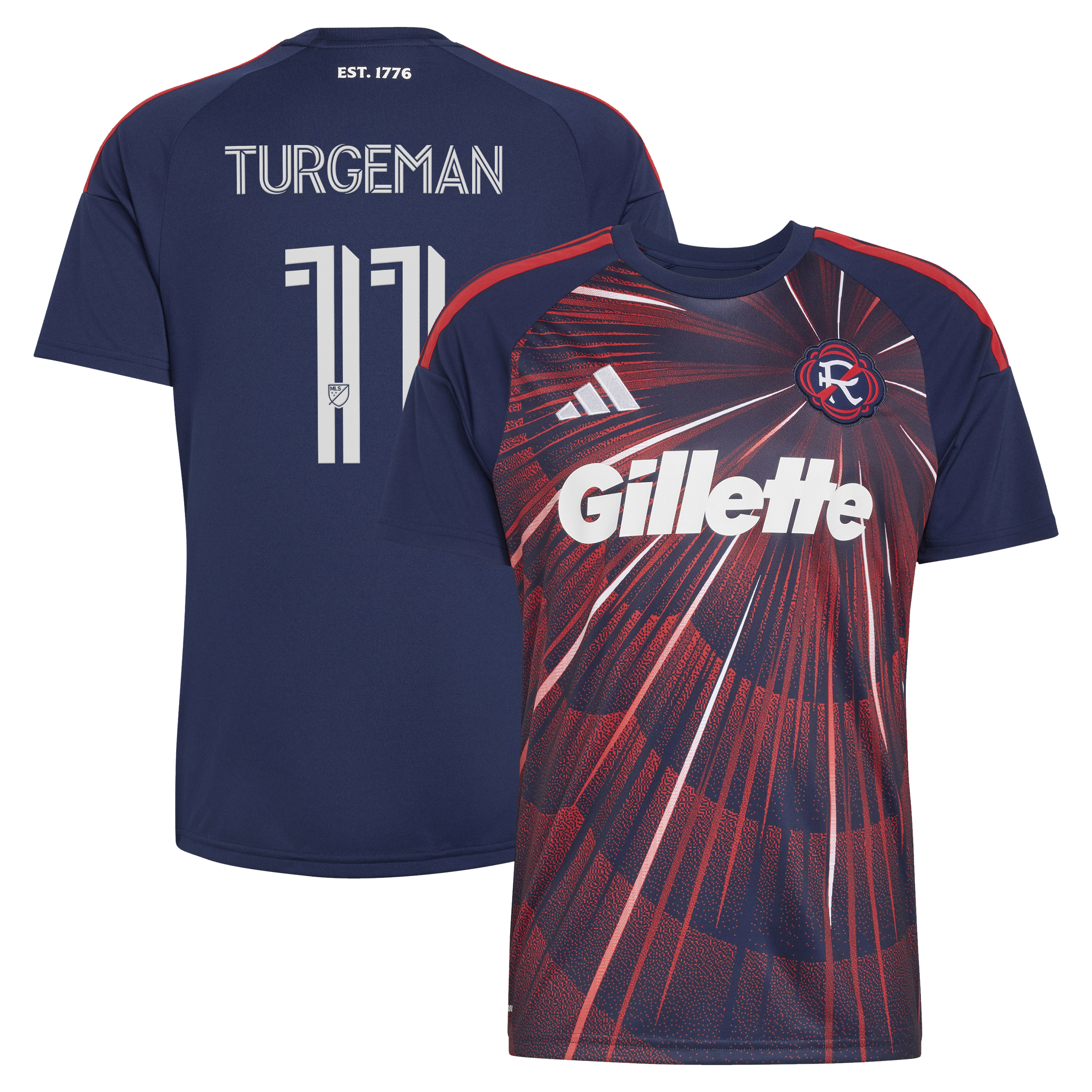 [SJH] Dor Turgeman New England Revolution 2026 Independence Day Replica Jersey - Blue