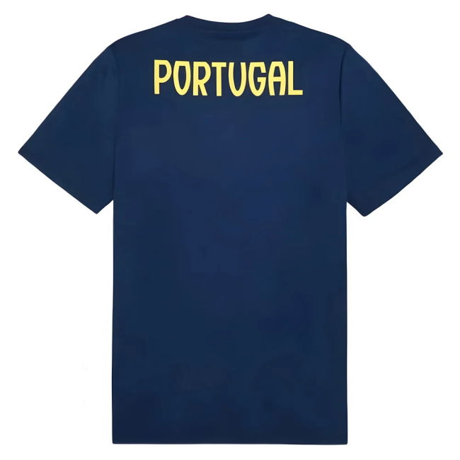 2025-2026 Portugal Casuals Tee (Persian Blue) Oranje Quality