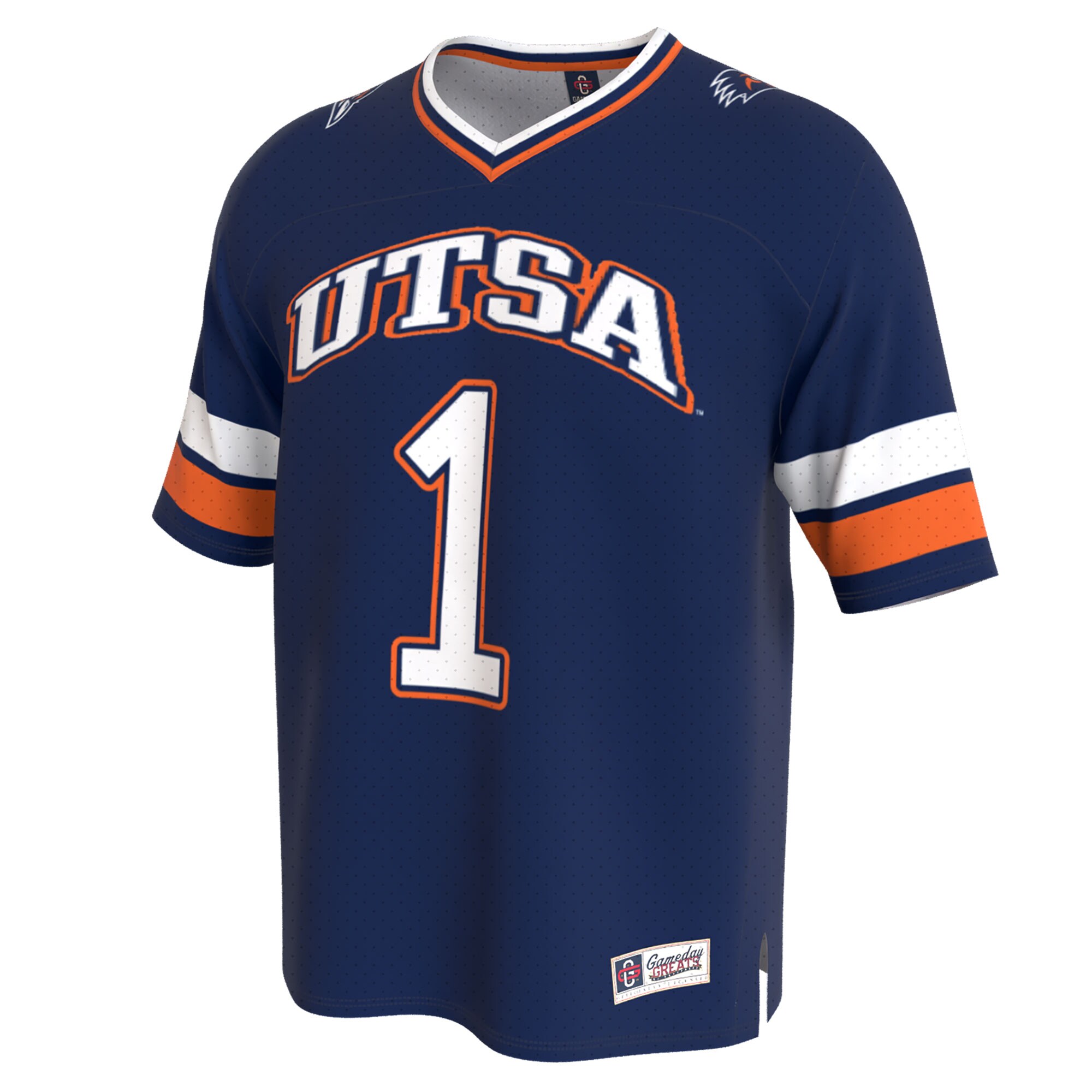UTSA Roadrunners GameDay Greats Unisex Lightweight Collegiate Football Fashion Jersey - Navy
