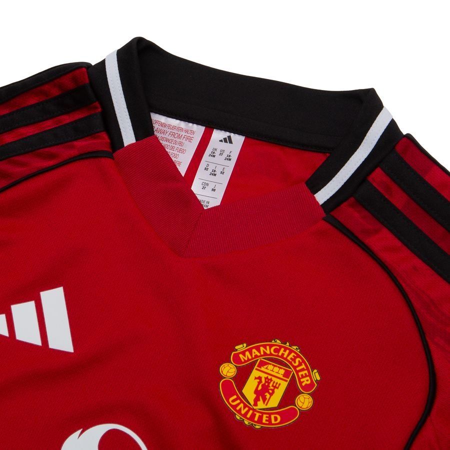 Manchester United Home Shirt 2025/26 Mini Kit Kids