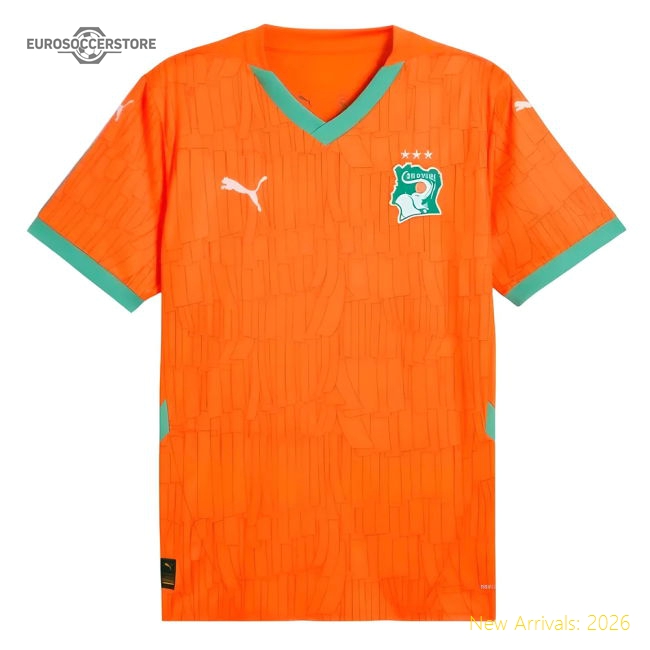 Ivory Coast 2024 Home Jersey Shirt Football Fan Apparel