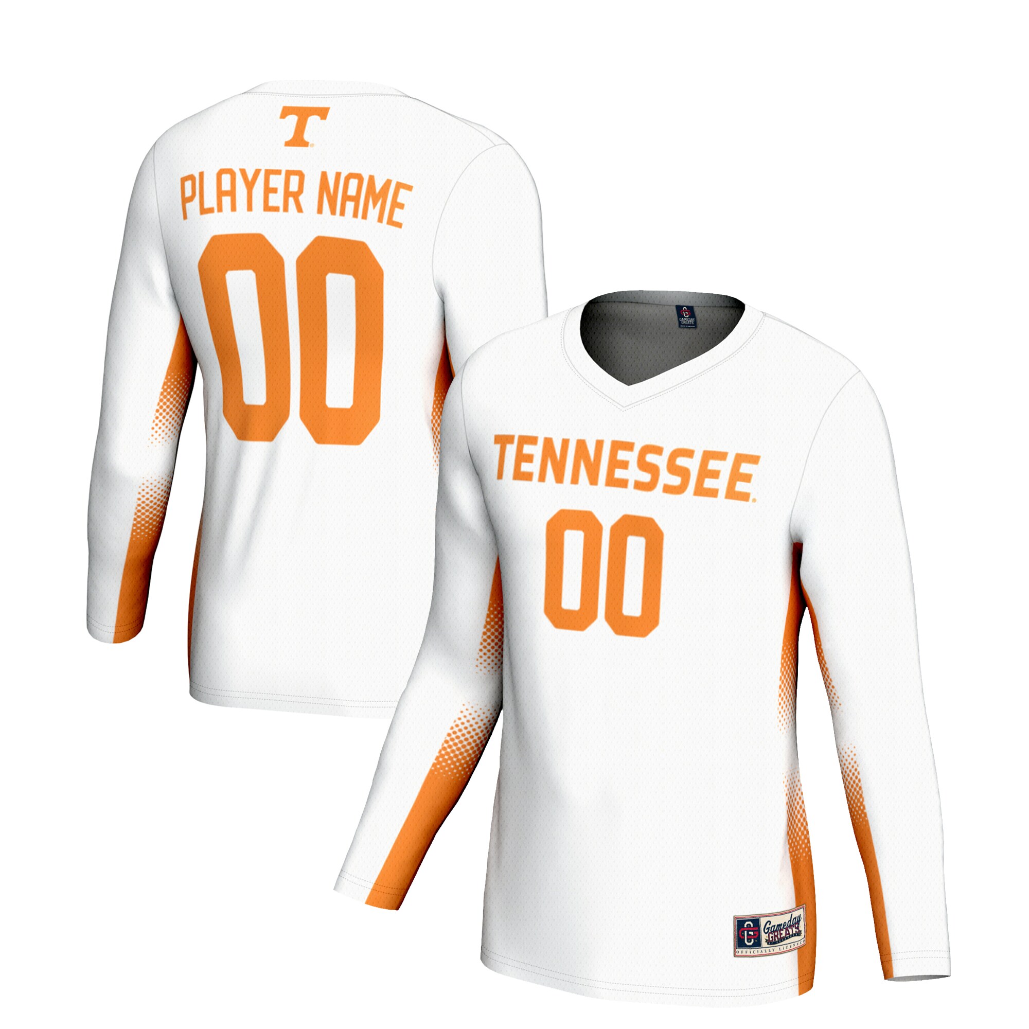 [DDG] Tennessee Volunteers GameDay Greats Unisex NIL Lightweight Volleyball Jersey - White