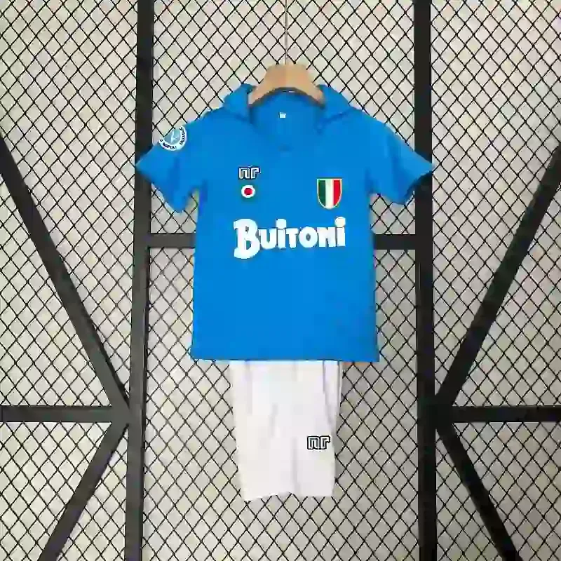 Cheap 1987-1988 KIds Naples Jersey retro kit