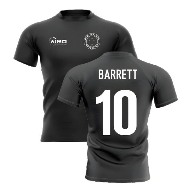 Player 2025-2026 New Zealand Home Concept Rugby Shirt (Barrett 10)