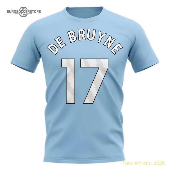Superior Kevin de Bruyne Man Performance City Hero T-shirt Blue