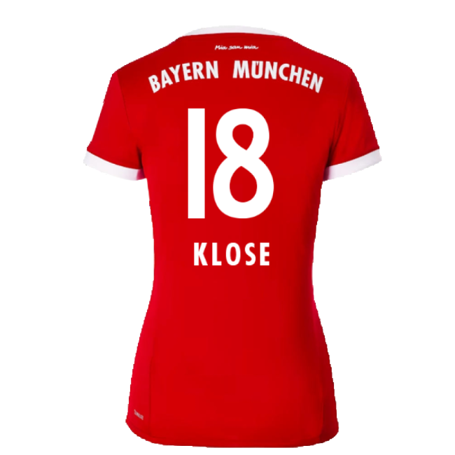 Bayern Womens Home Shirt Xl Excellent Xl Klose #18 Elite Performan...