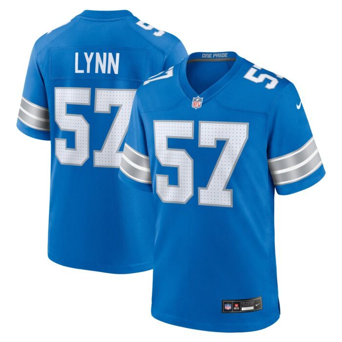 None Men's Detroit Lions NFL Team Authentic Jersey Game Day Wear