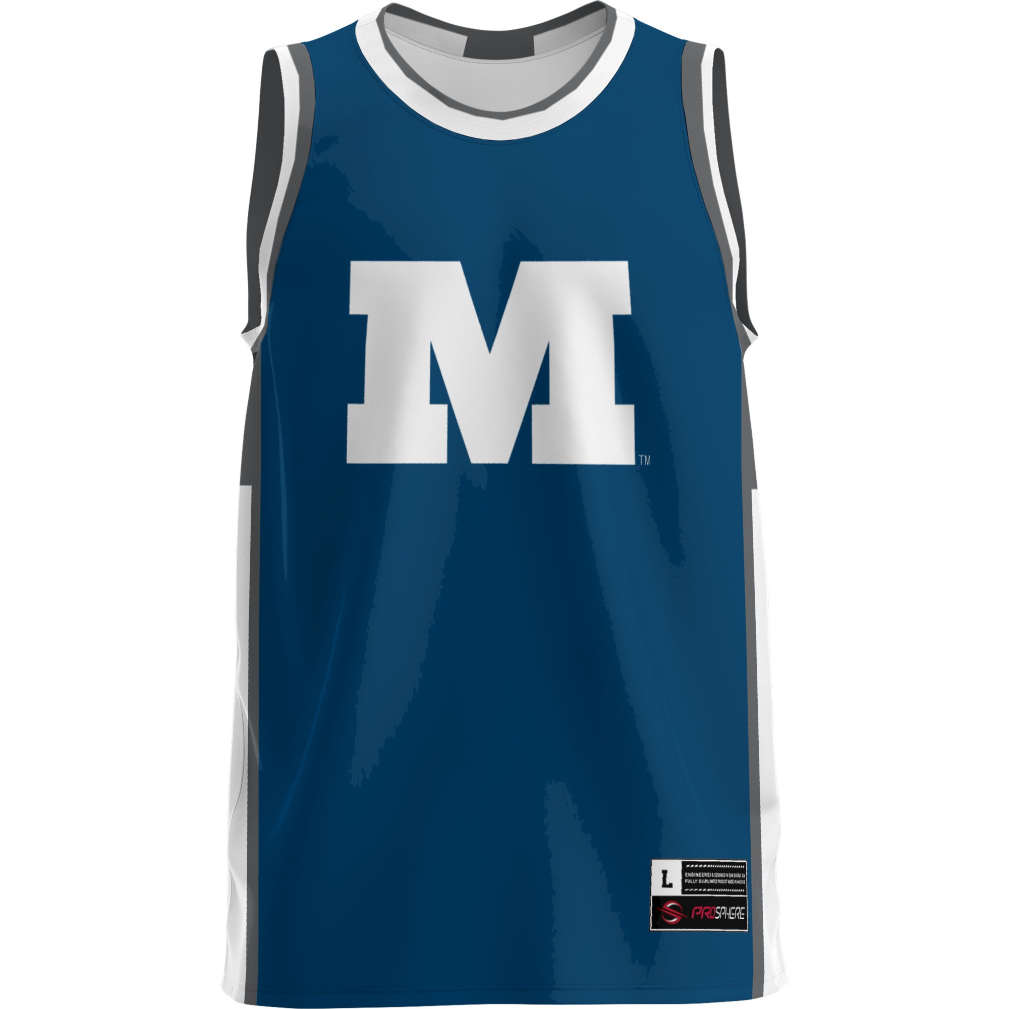 [NJP] Millikin Big Blue GameDay Greats Lightweight Basketball Jersey - Blue