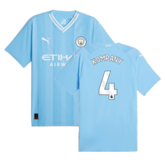 Premium 2023-2024 Man City Home With Vintage Design - Defensive Rock