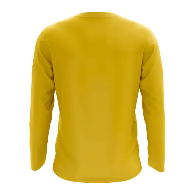 Venezuela Core Football Country Long Sleeve T-Shirt (Yellow)