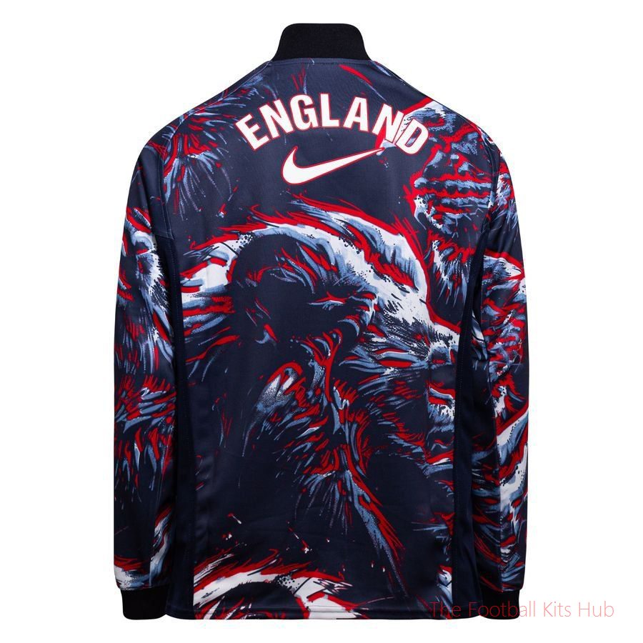 England Goalkeeper Shirt Authentic Hollywood Goalkeepers - Obsidian/Black/White