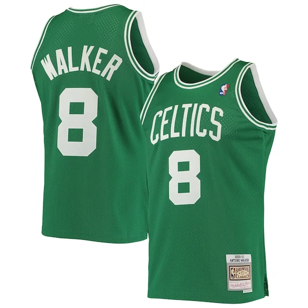 Antoine Walker BOS Durable Swingman Jersey - Green - Licensed Product