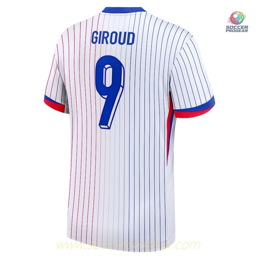 France Team Away Football Team Jersey 2024-2025 Collection Season Giroud