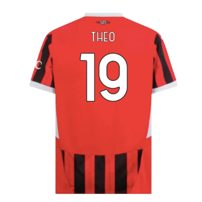 Ultra Comfort Supporter Acm Ac Milan Home Shirt Theo #19 New Relea...