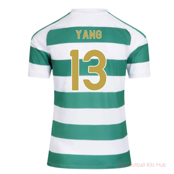 2026-2027 Celtic Home Unsponsored Shirt Yang #13 Football Kit