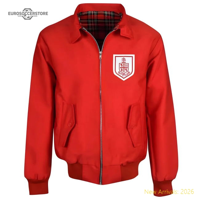 Bournemouth Red Harrington Jacket - Match Day Jersey - Match Day Jersey