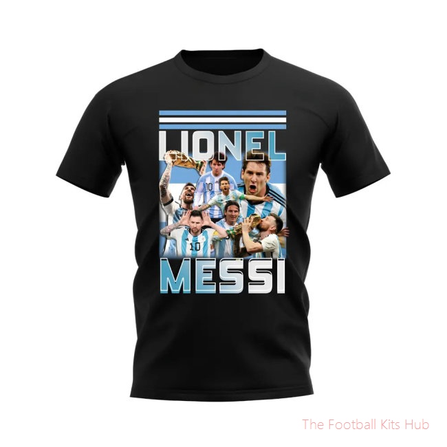 Lionel Messi Bootleg T-Shirt (Black)