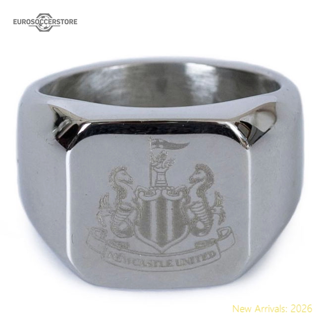 Authentic Newcastle United Fc Square Signet Ring Small - Premium