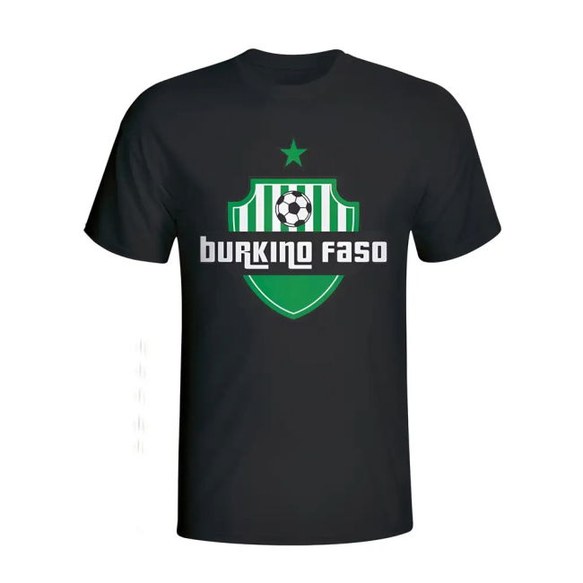 Performance-Driven World-Class Burkino Faso Country Logo T-Shirt