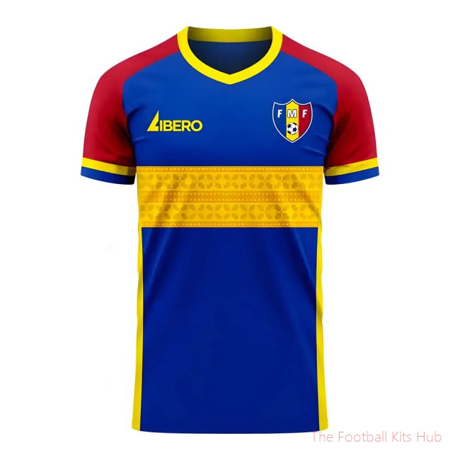 Moldova 2025-2026 Home Concept Football Kit (Libero)