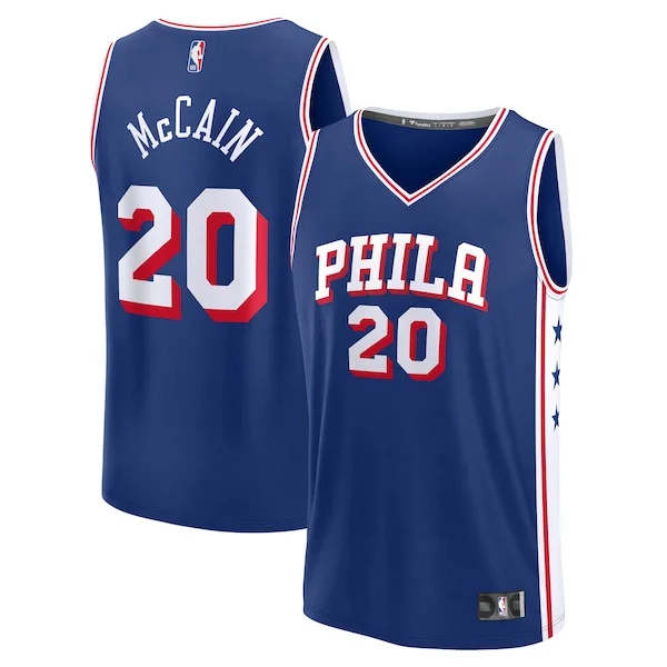 Jared McCain PHI Fast Break Jersey - authentic retro - Icon Edition