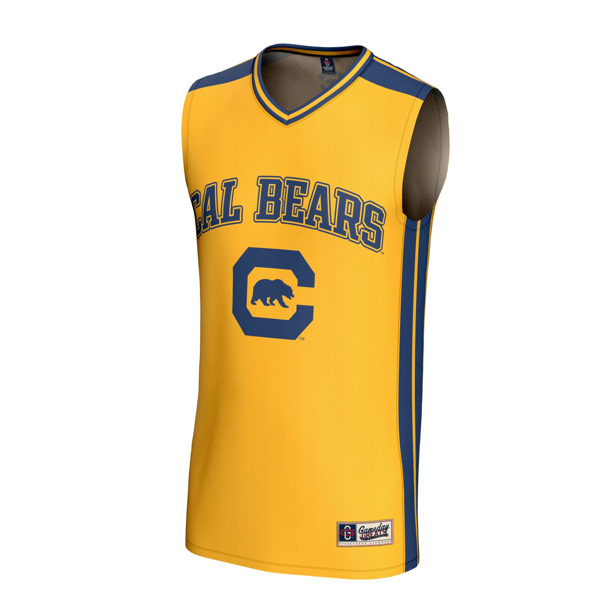 Cal Bears GameDay Greats Youth Lightweight Collegiate Basketball Fashion Jersey - Gold