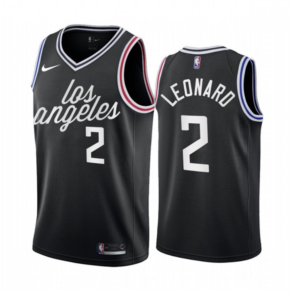 Performance Kawhi Leonard2 Black Jersey City Edition - Basketball Fan Gear