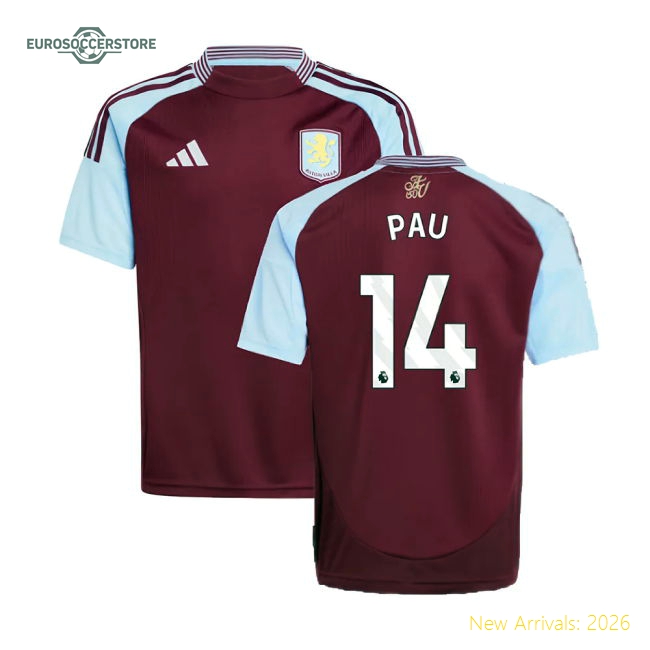 Child-friendly Football Team Kids Pau Jersey 2024-2025 Easy-care