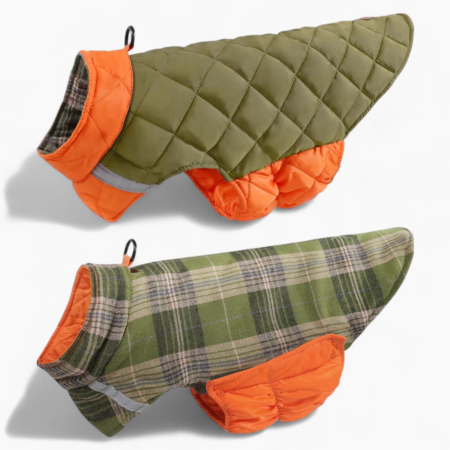 PawVentura™ French Bulldog Winter Jacket — Reversible Reflective Dog Jacket