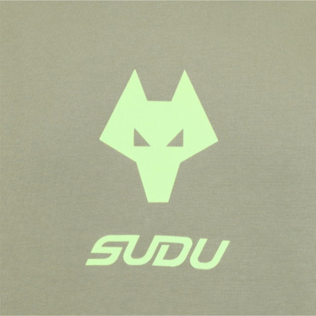 2025-2026 Wolves Players Travel Hoodie (Khaki) | Player Issue