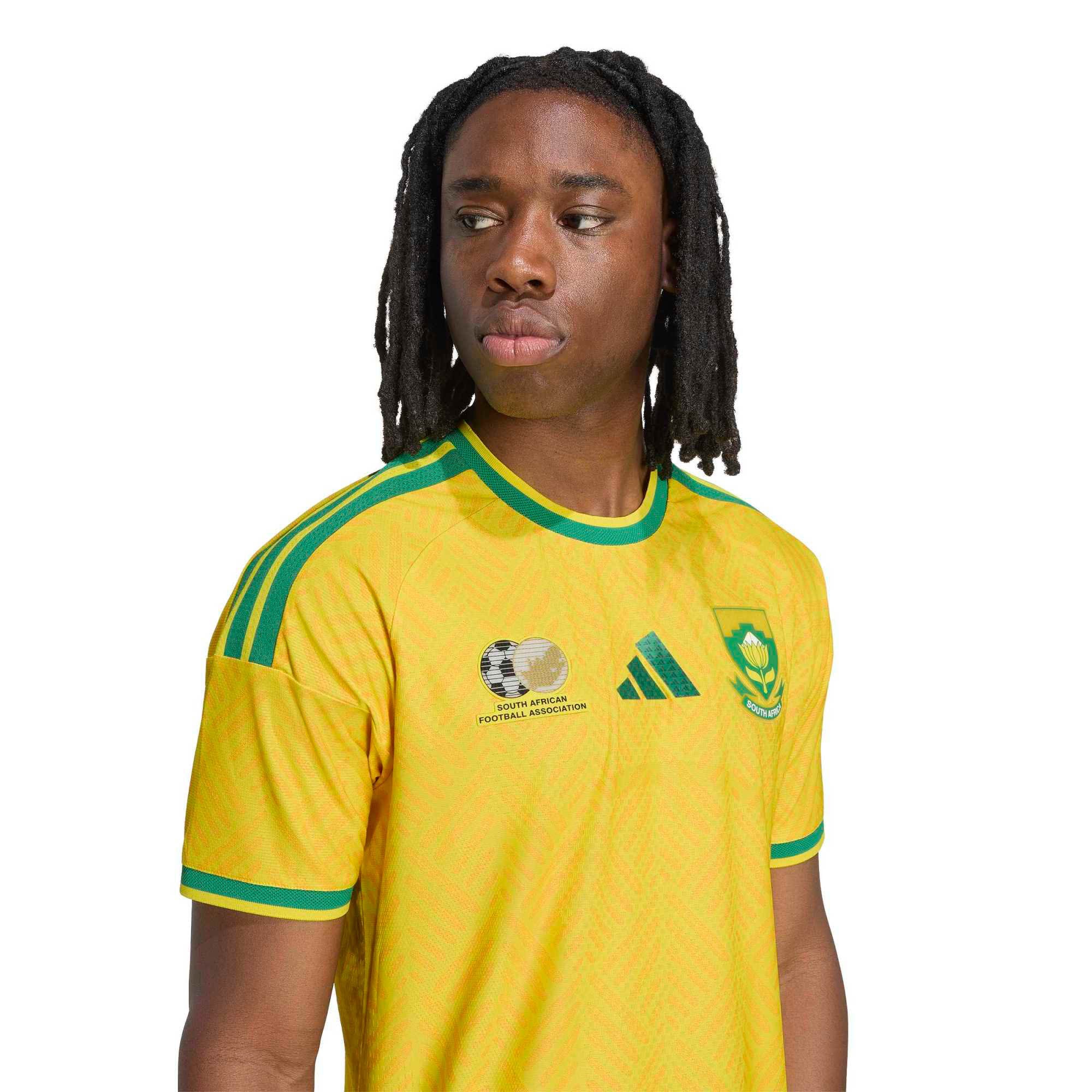 [SJH] South Africa National Team Home On-Field Authentic Jersey - Yellow
