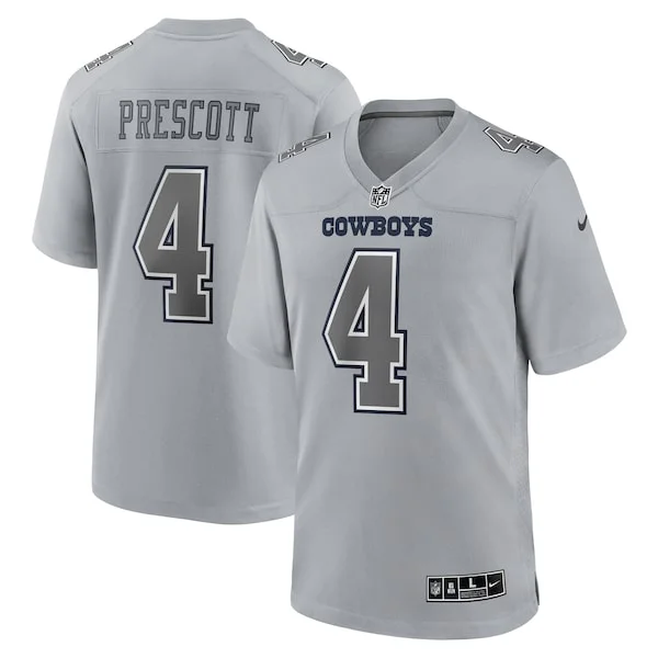 Performance Dallas Cowboys Game Jersey - Premium Gray NFL Fan Jerse...